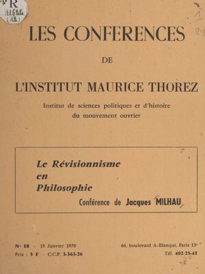 cover image of Lénine devant le révisionnisme en philosophie
